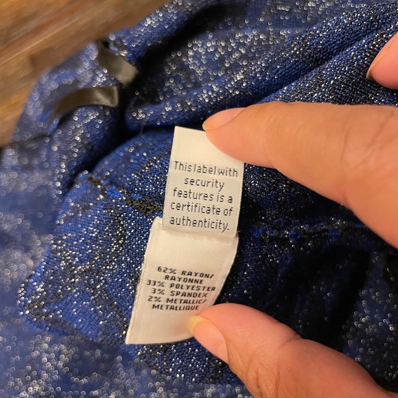 Loved Alina In Blue Rayon Short Casual Dress - Picture 7 of 11